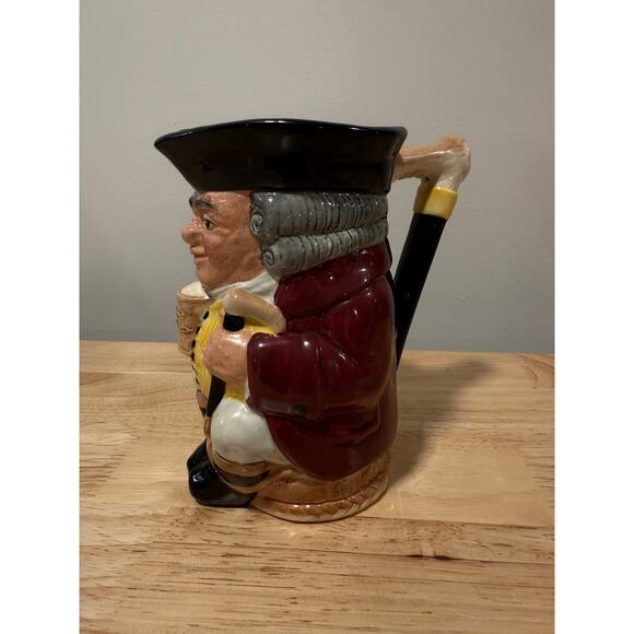 Royal Doulton Jolly Toby Character Toby Jug Mug Made in England JL - Picture 4 of 13